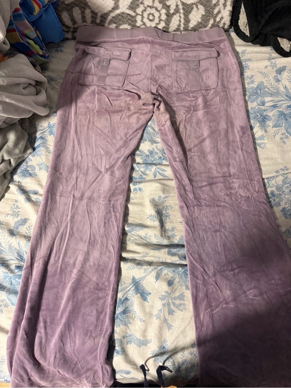 Juicy Couture lilac Velour Pants - Picture 2 of 6
